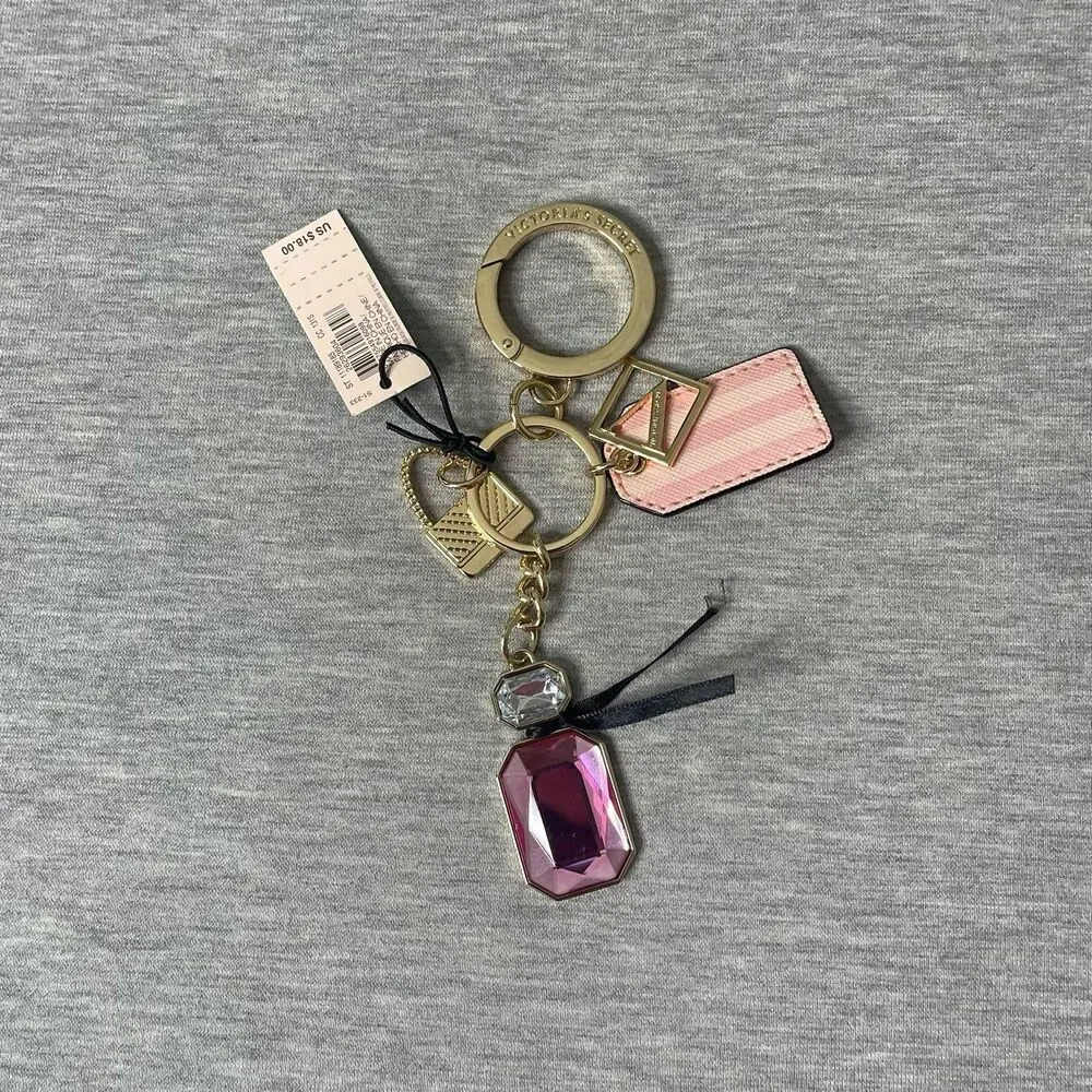 Victoria's Secret Pink Bombshell Perfume Keychain Charm